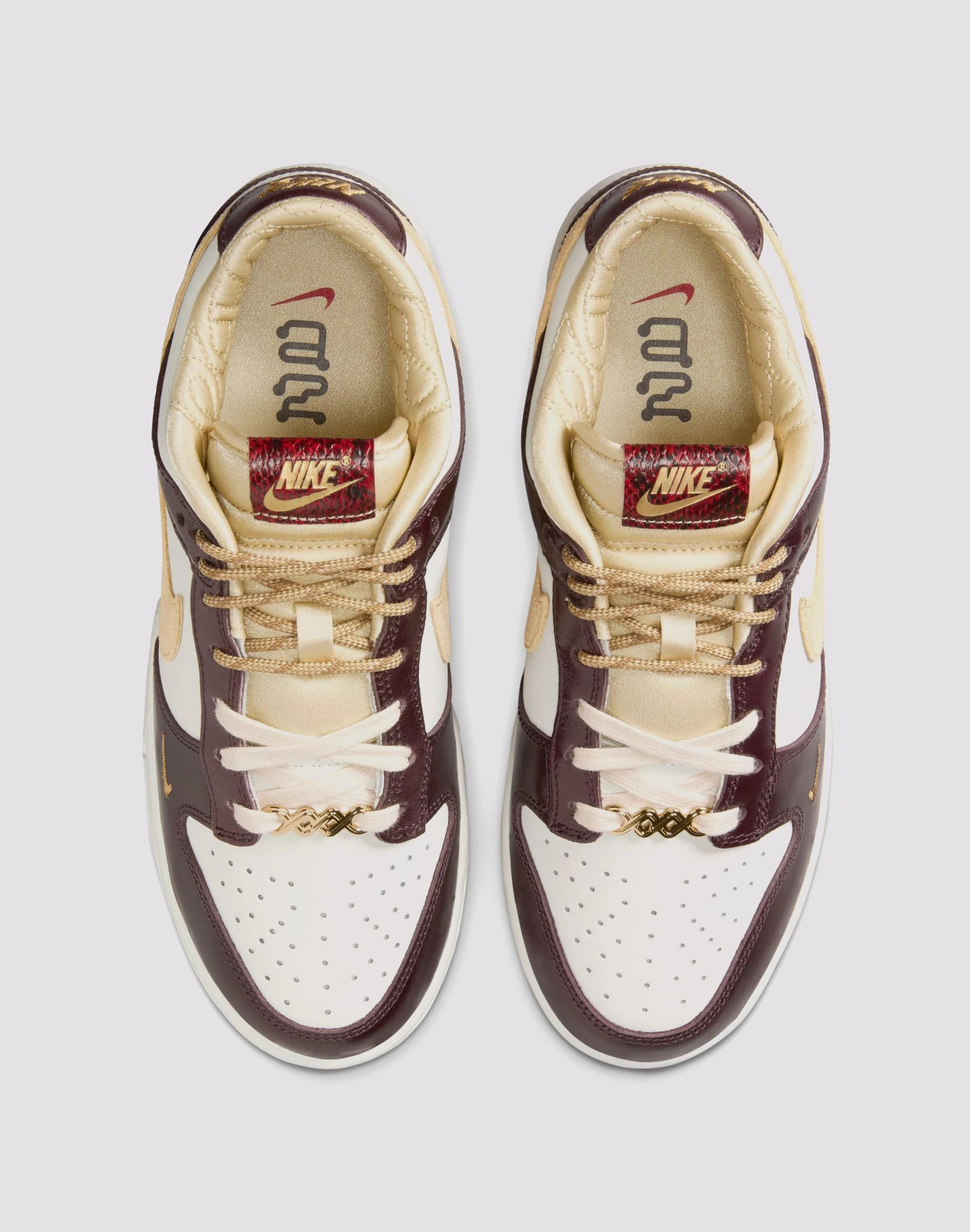 Nike Dunk Low "Sail/Team Gold/Burgundy Crush" Comfort Fit spring fresh