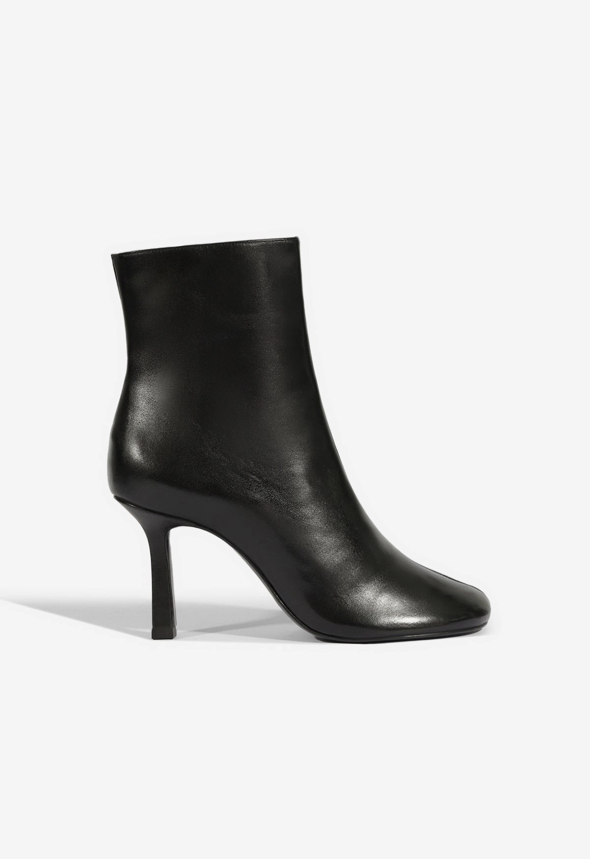 Brielle Leather Bootie construction