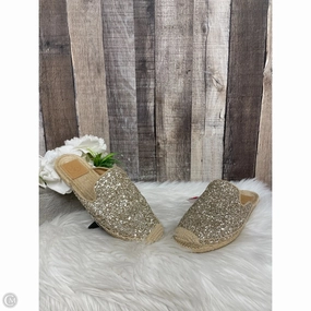 Jungle Path Cool Pop Shoes Designer By Tory Burch In Gold, Size: 6