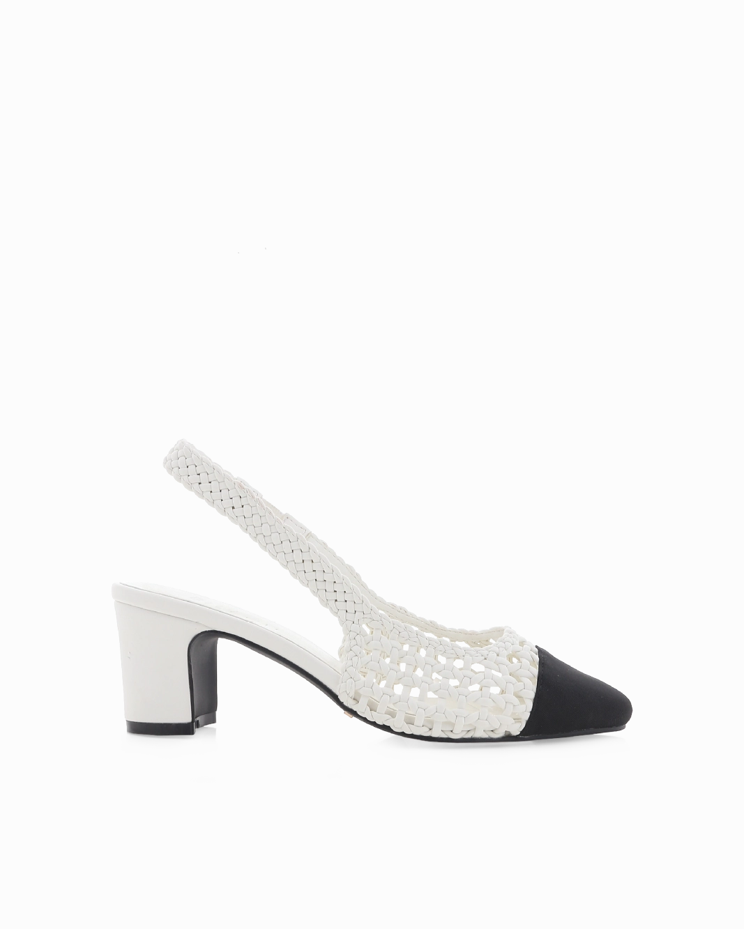 Evening Edge FLORIS - WHITE-BLACK GROSGRAIN