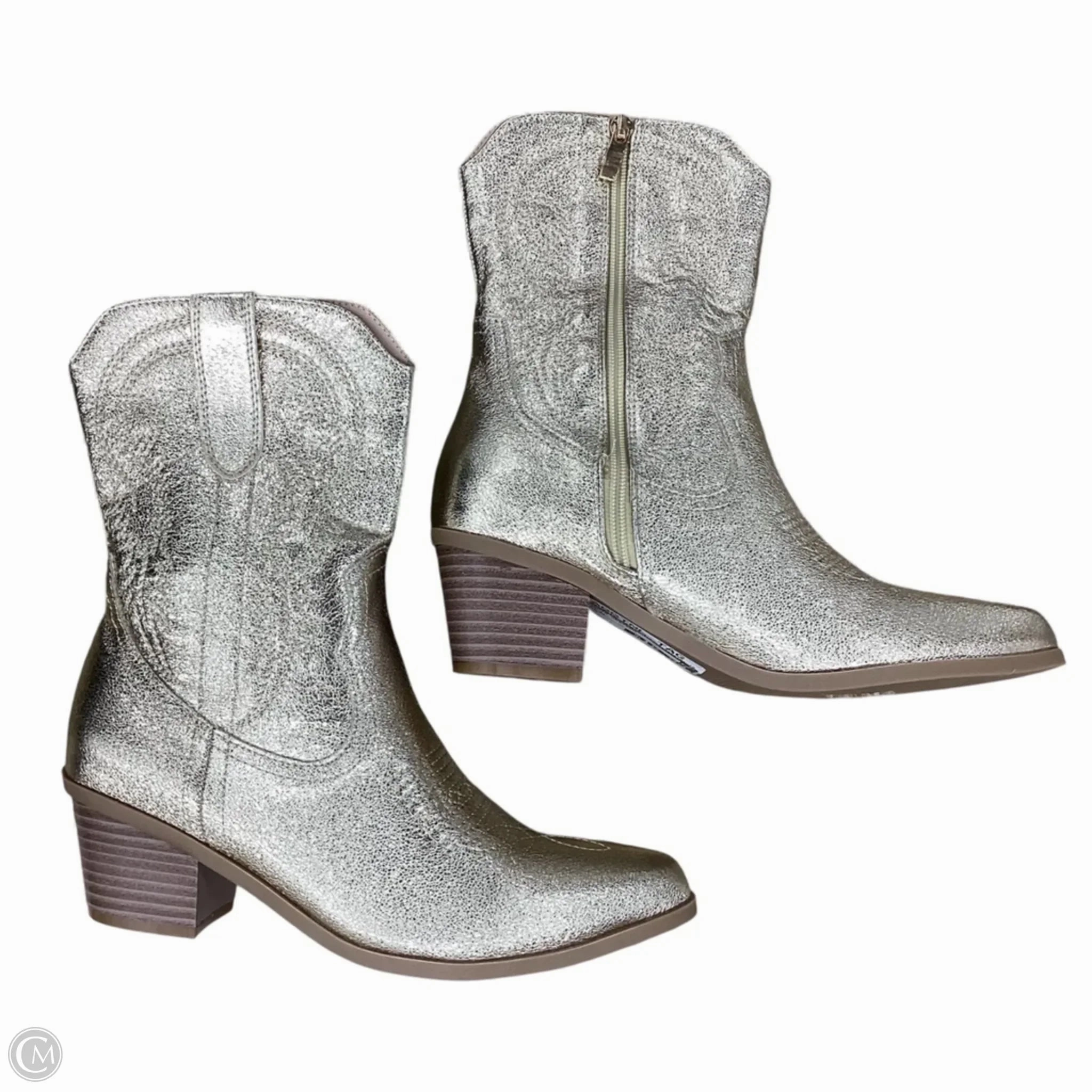 All-Season Protection Washable Boots Western By Clothes Mentor In Gold
