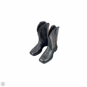 Boots Western By Ariat In Black, Size: 6.5 Climate Friendly Thick Grip