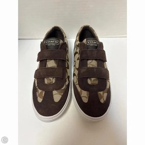 Supportive Shoes Designer By Coach In Brown, Size: 9