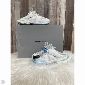 Waterproof Travel Light Kids Fun Shoes Luxury Designer By Balenciaga In White, Size: 7