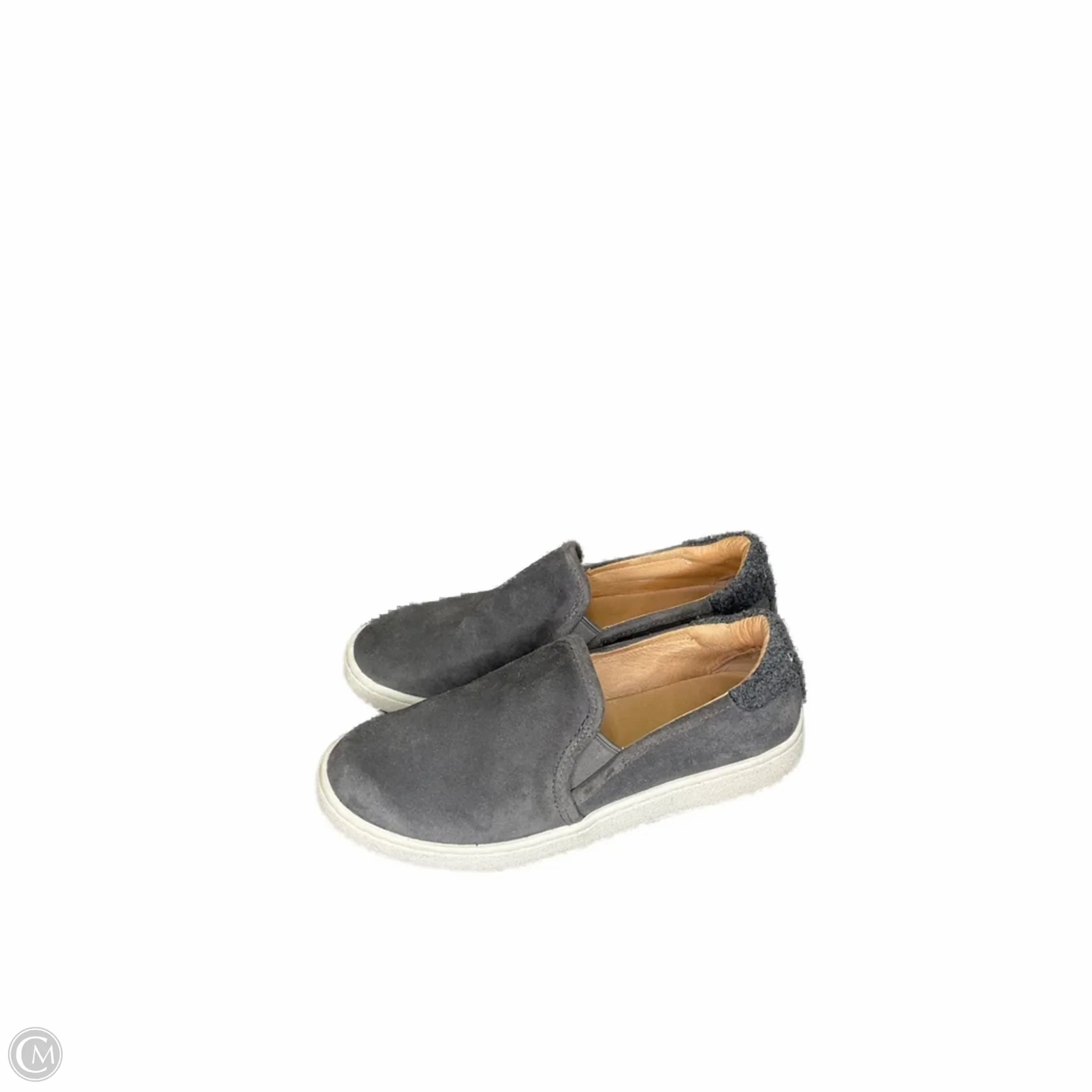 Beauty Walk Lift Up Shoes Designer By Ugg In Grey, Size: 6