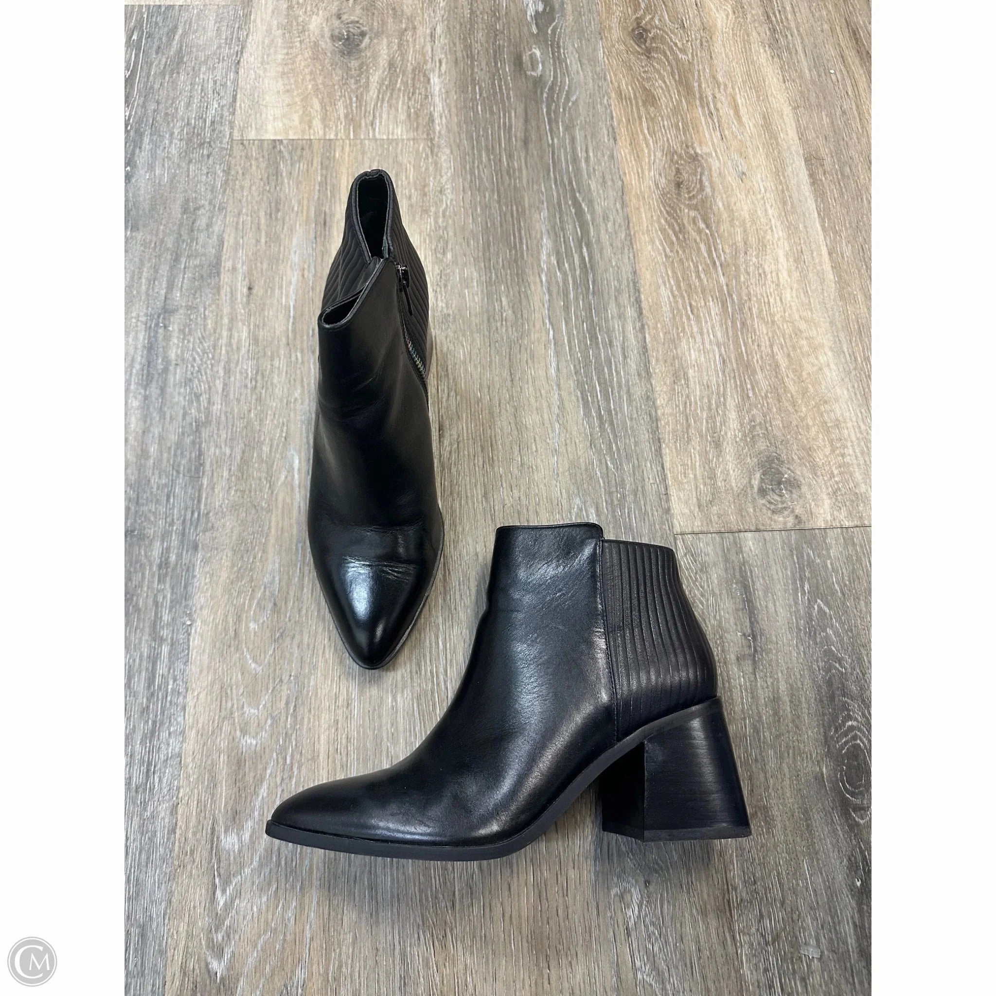 Boots Designer By Zac By Zac Posen In Black, Size: 6.5 spring fresh Impact Resistant Heel