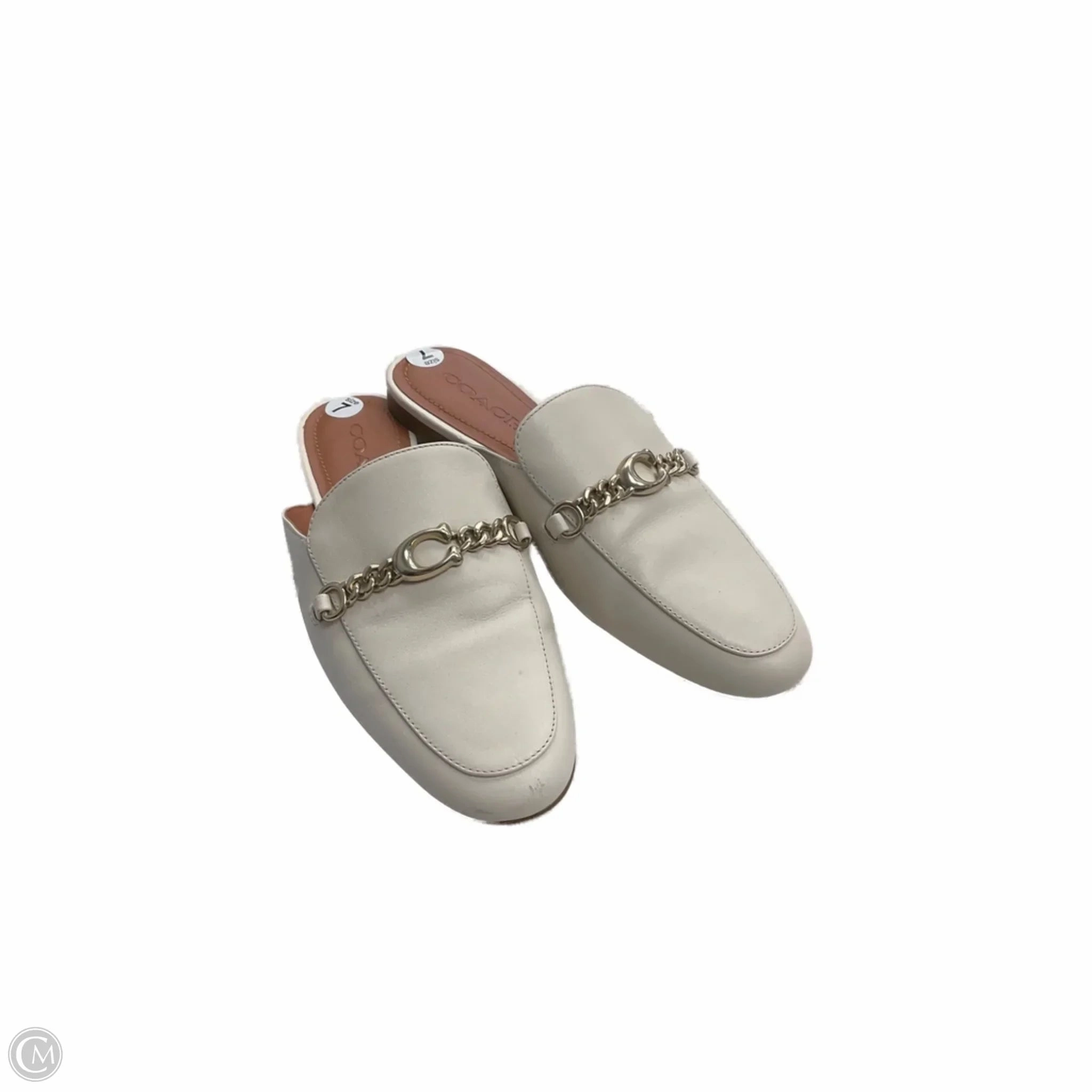 Anti Odor Busy Professionals Shoes Designer By Coach In Cream, Size: 7