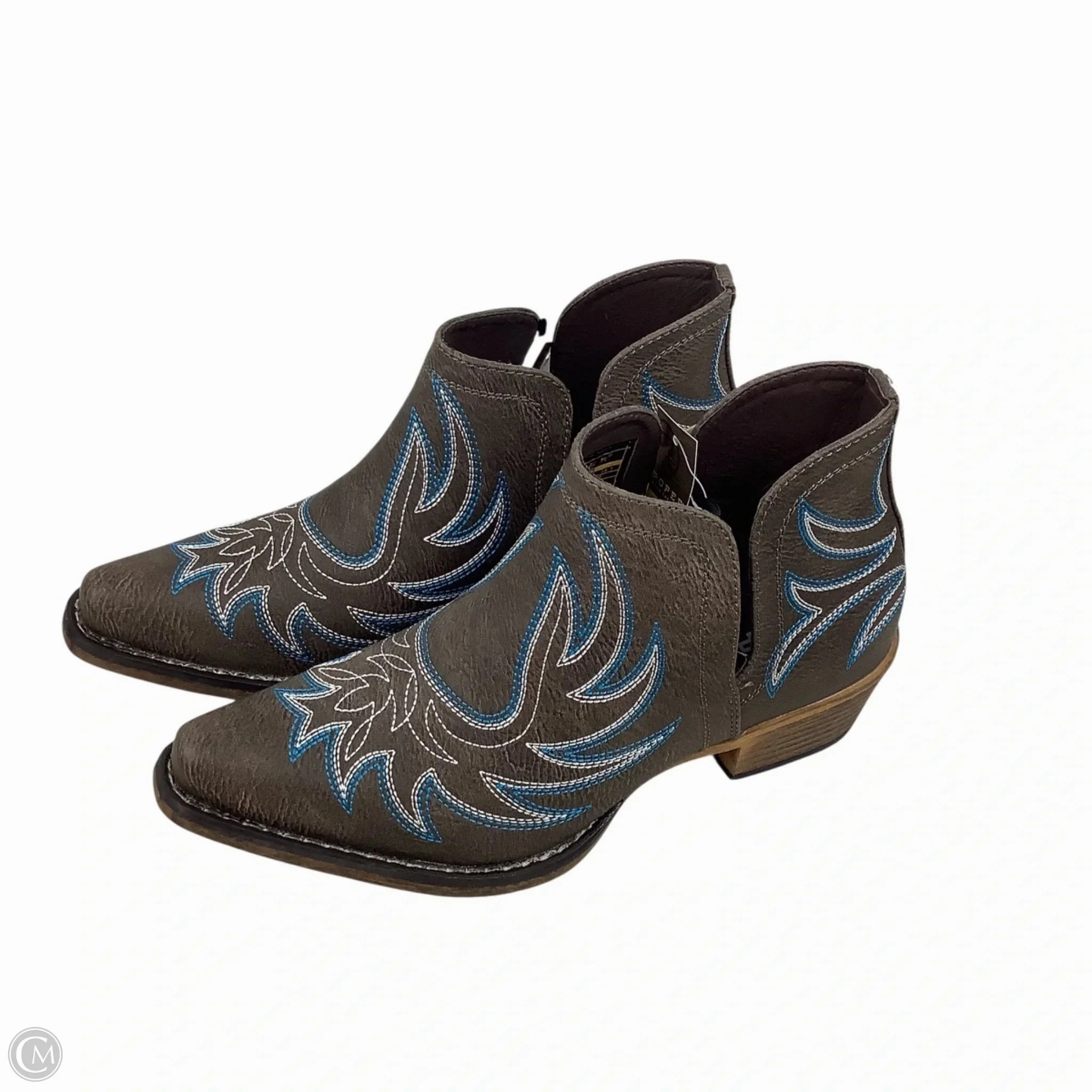 Boots Western By Roper In Blue & Brown, Size: 7.5 Country Soul