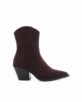 MAYSA - CHOCOLATE SUEDE Padded Waterproof Snow Trekker