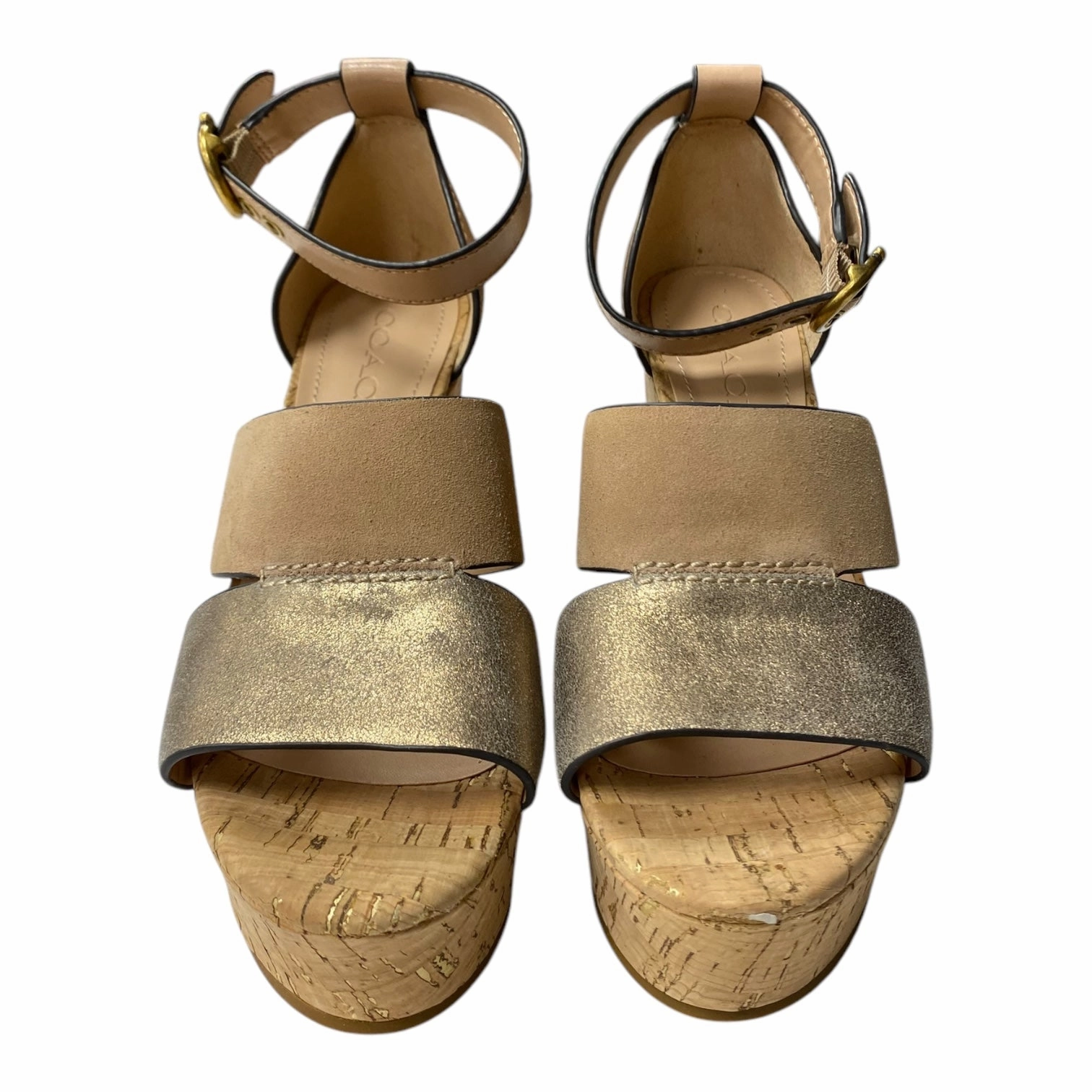 Sandals Designer By Coach In Brown, Size:6.5 Active