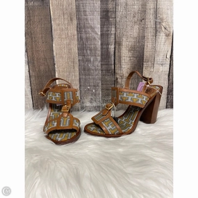 Sandals Designer By Tory Burch In Tan, Size: 7 Feather Light Urban Stroll