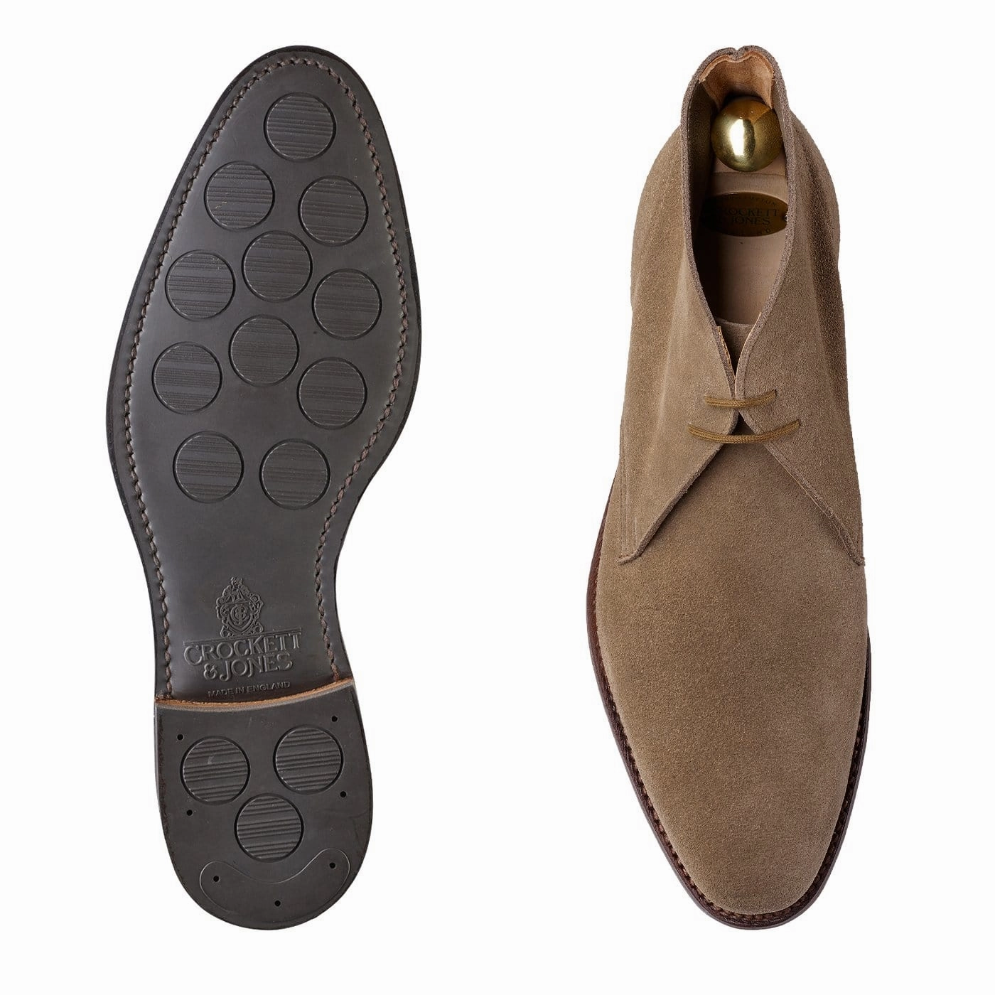 Sulgrave Khaki Suede Workplace Use Smooth Soles