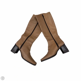 Boots Knee Heels By LOOKY In Tan, Size: 8 Grippy Outsole Trail Exploration Temperature Regulating