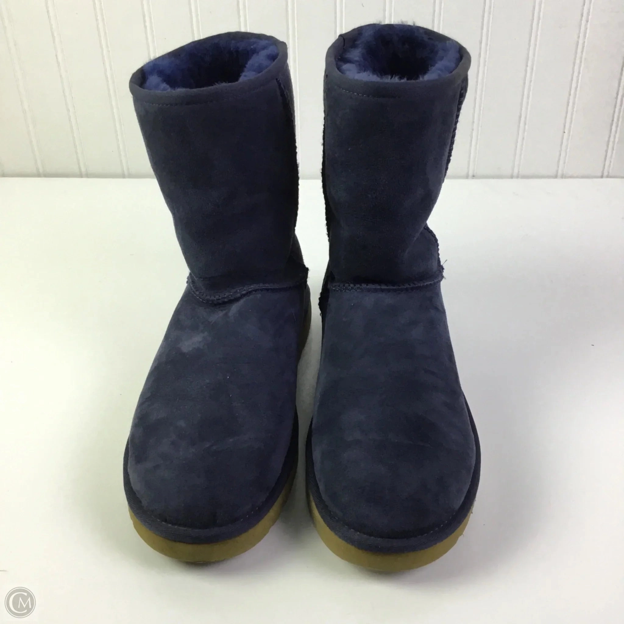 Gift Easy Peak Step Boots Designer By Ugg In Blue, Size: 10