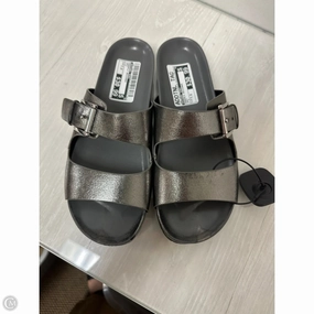 Proprioception Enhance Sandals Designer By Michael Kors In Grey, Size: 7.5