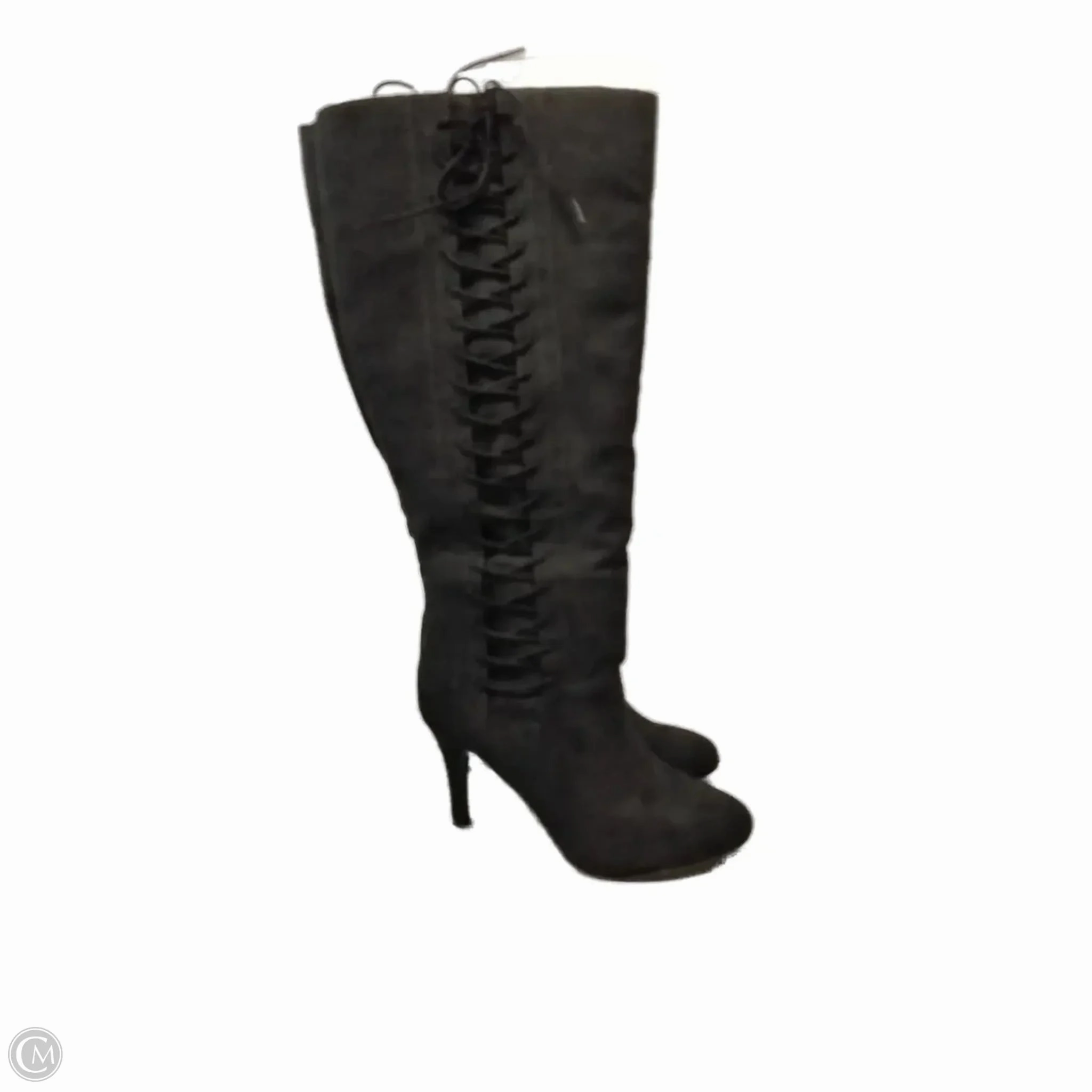 Boots Knee Heels By Torrid In Black, Size: 7.5 Mountain Proof Cool Look