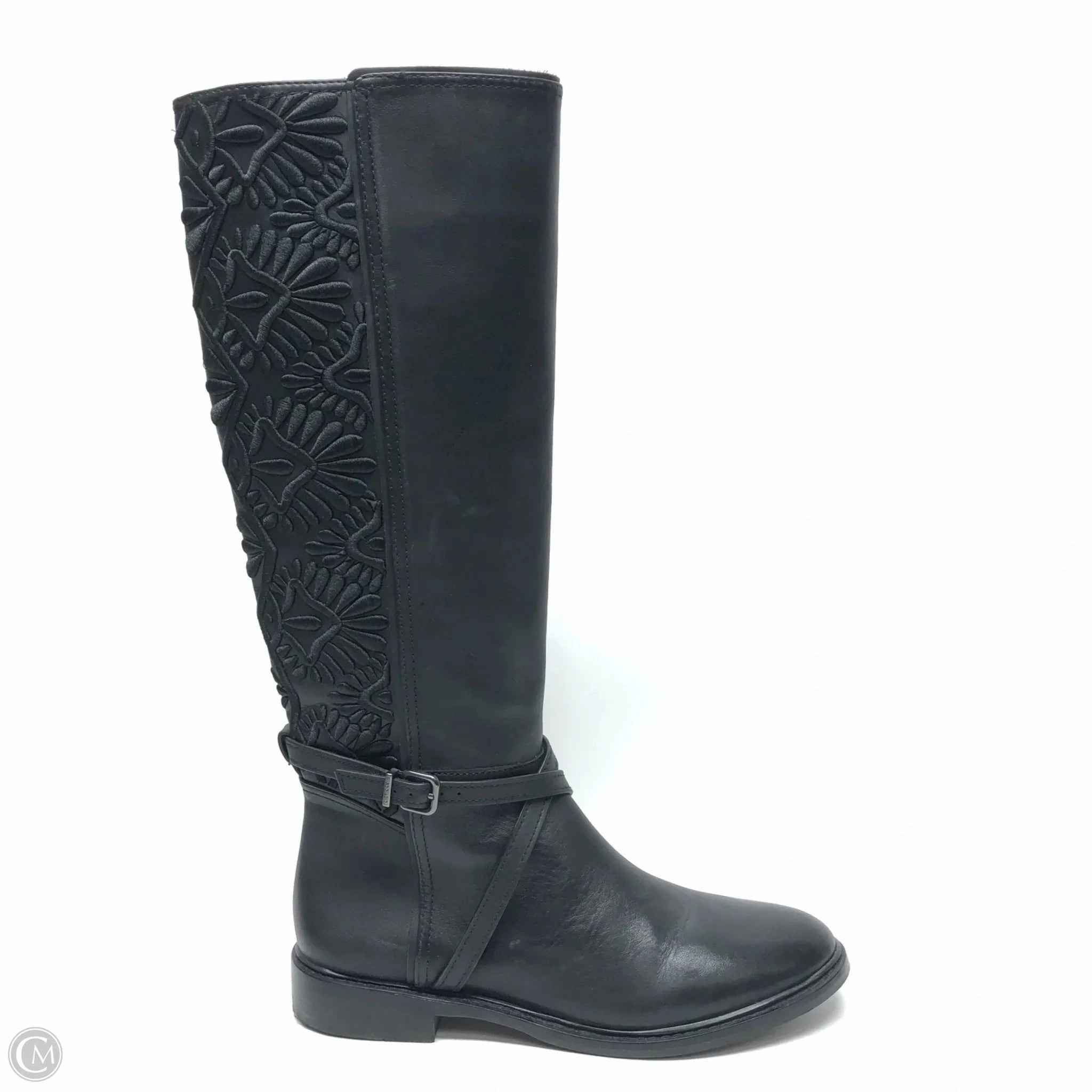 Boots Knee Heels By Gianni Bini In Black, Size: 8.5 Stable Support Morning Walk