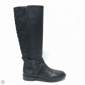 Boots Knee Heels By Gianni Bini In Black, Size: 8.5 Stable Support Morning Walk