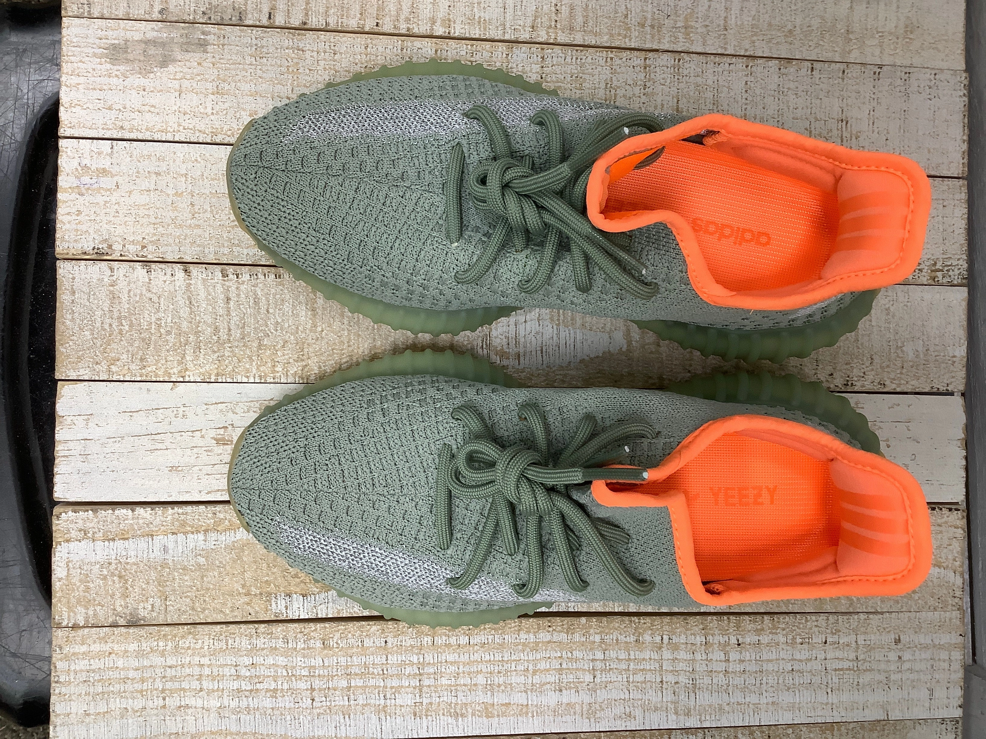 Shoes Designer By Adidas In Grey & Orange, Size: 5.5 Water Edge Narrow Fit