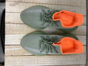 Shoes Designer By Adidas In Grey & Orange, Size: 5.5 Water Edge Narrow Fit