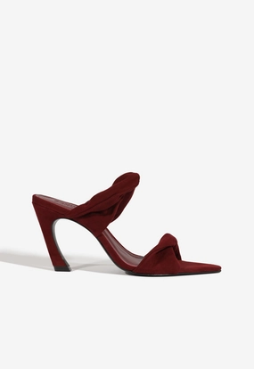 Meline Mule Suede Sandal Sandy Path Breathable Flats