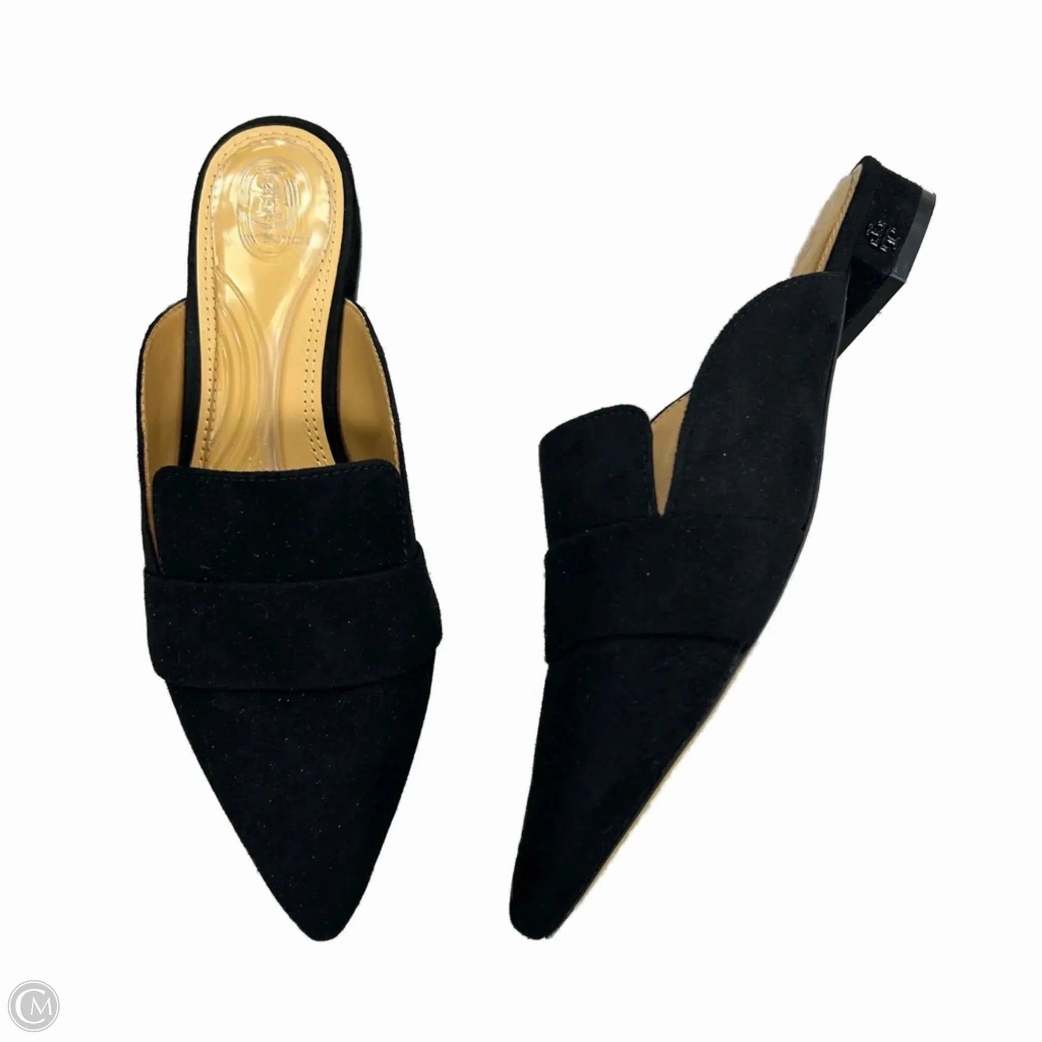 Pressure Relief Insoles Sandals Designer By Tory Burch In Black, Size: 7.5