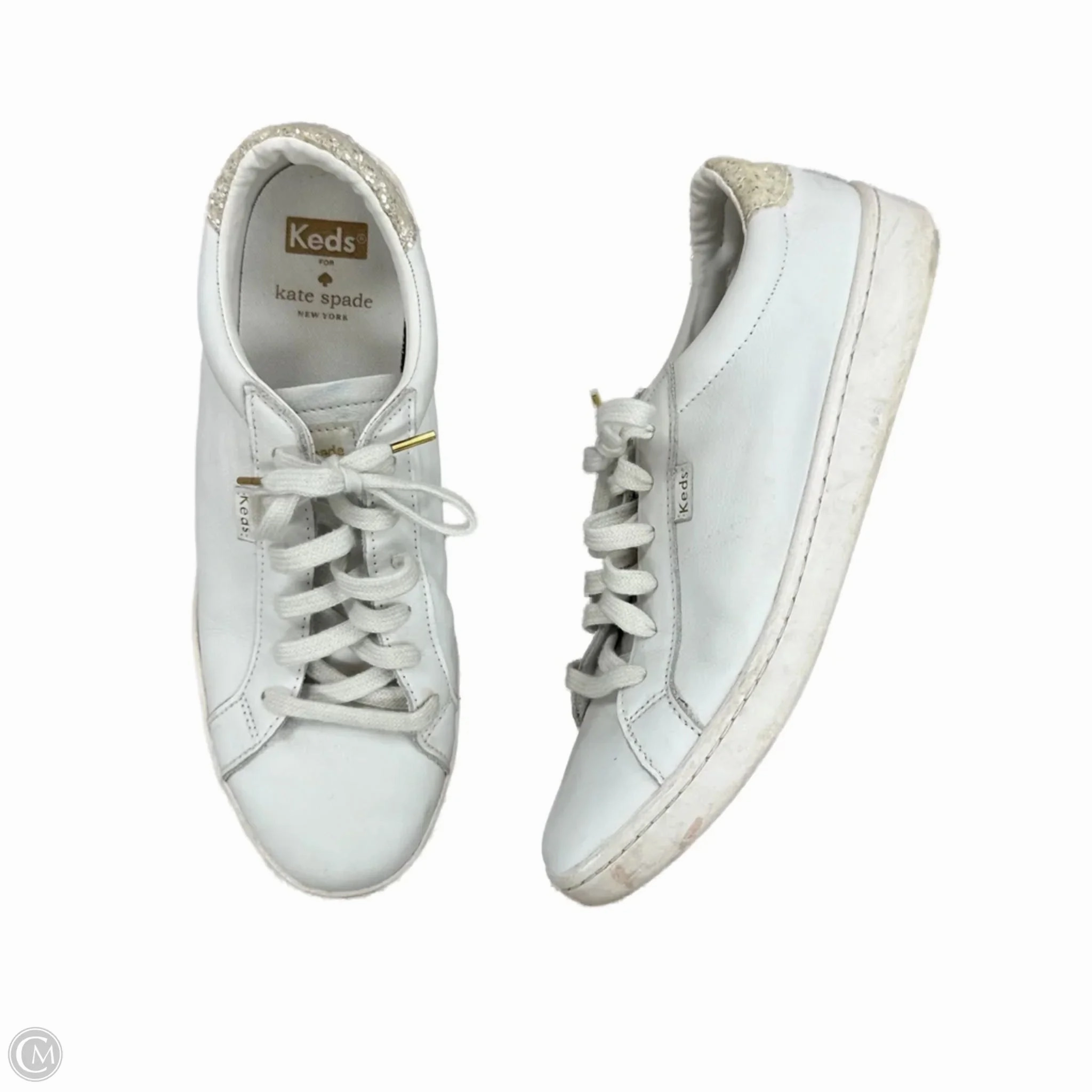 Shoes Designer By Kate Spade In White, Size: 9 New In Lightweight