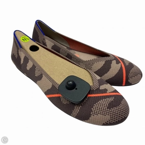 Stability Heel Counter forest walk Shoes Designer By Rothys In Brown, Size: 11.5