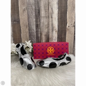 Shoes Designer By Tory Burch In Black & Silver, Size: 9 All Terrain Stylish Commuters