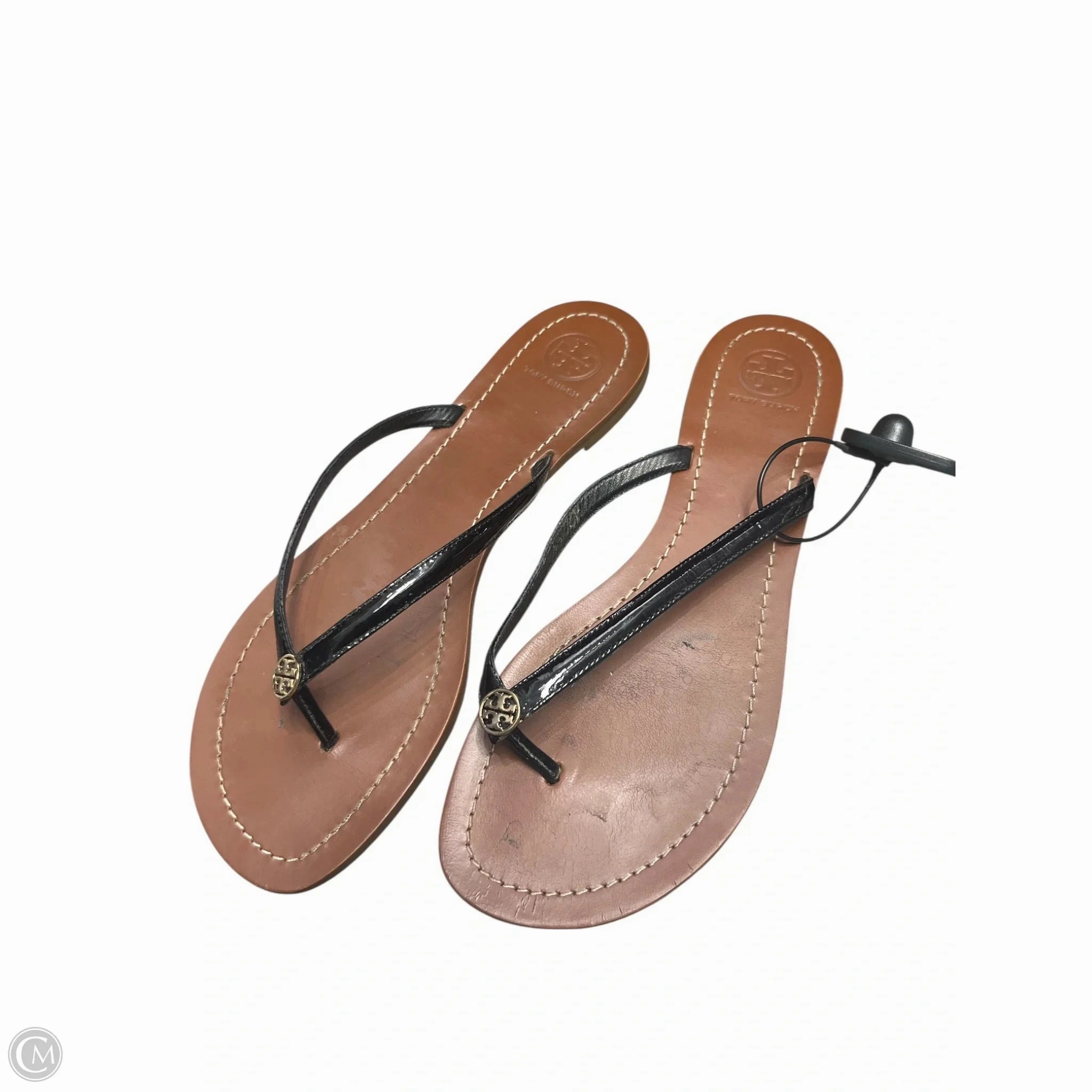 Sandals Designer By Tory Burch In Black, Size: 9.5 Garden Walk