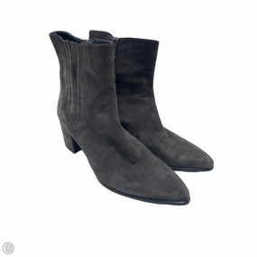 Cushioned Footbed Mix Hue Boots Designer By Stuart Weitzman In Brown, Size: 6.5