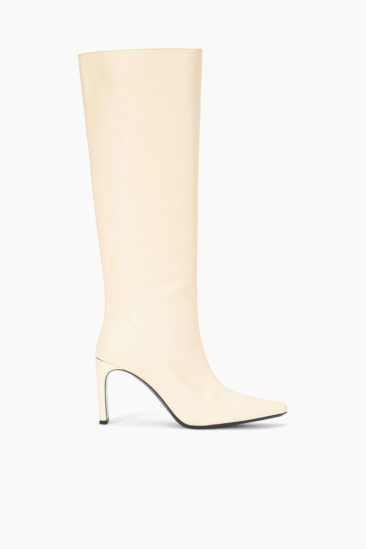 WALLY HIGH HEEL BOOT | CREAM Mom Fit