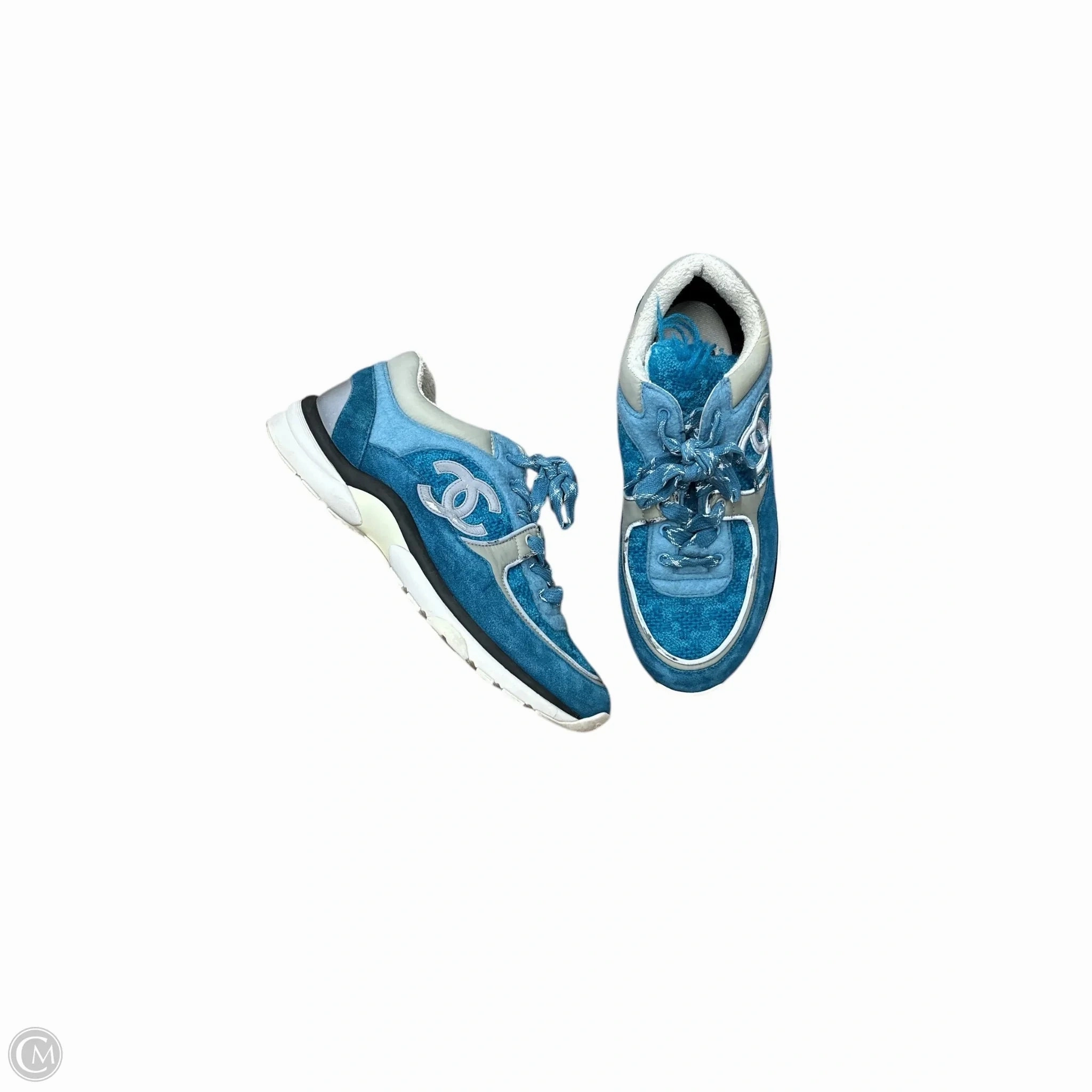 Fight Mode Shoes Luxury Designer By Chanel In Blue