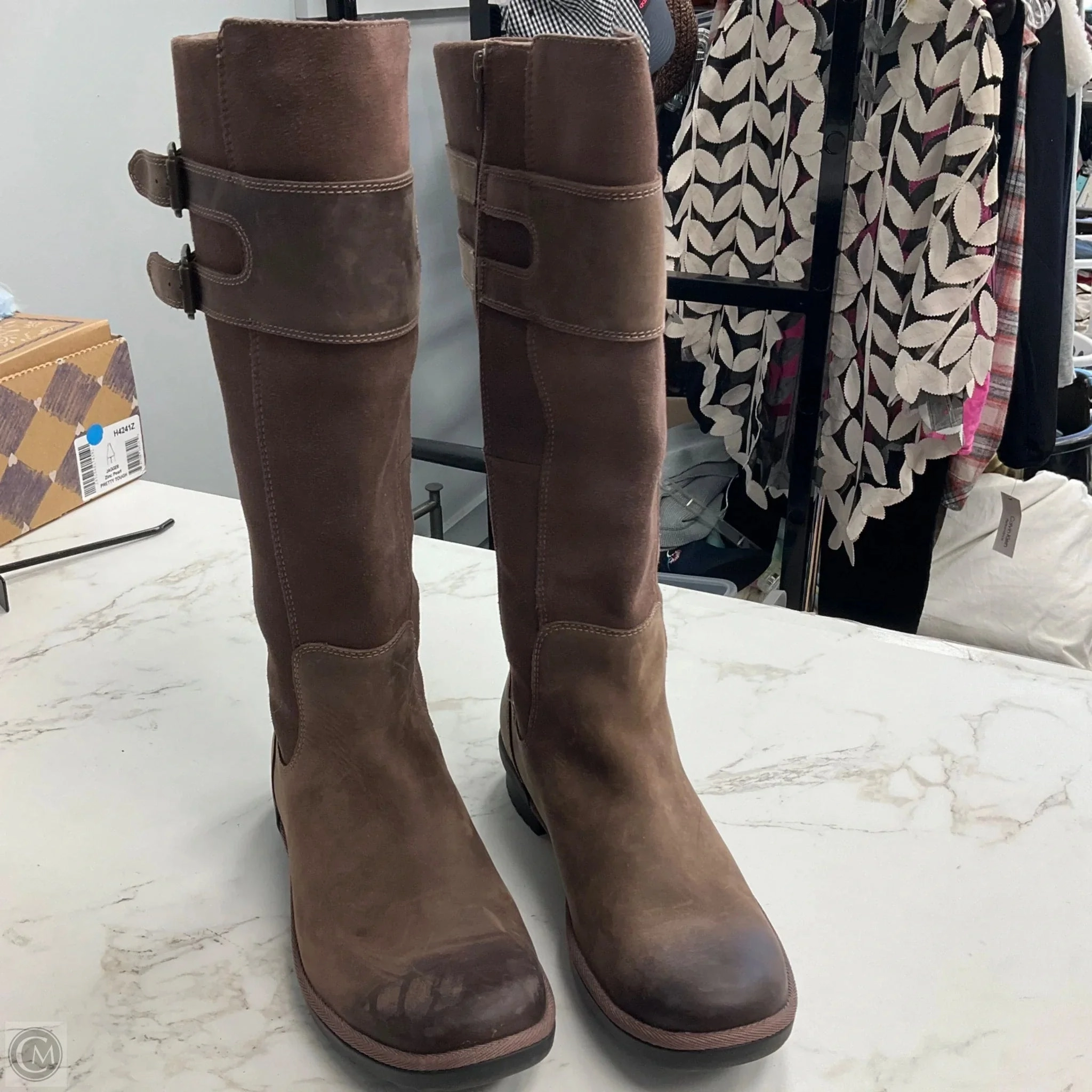 Fairy Step Boots Designer By Ugg In Brown, Size: 8.5