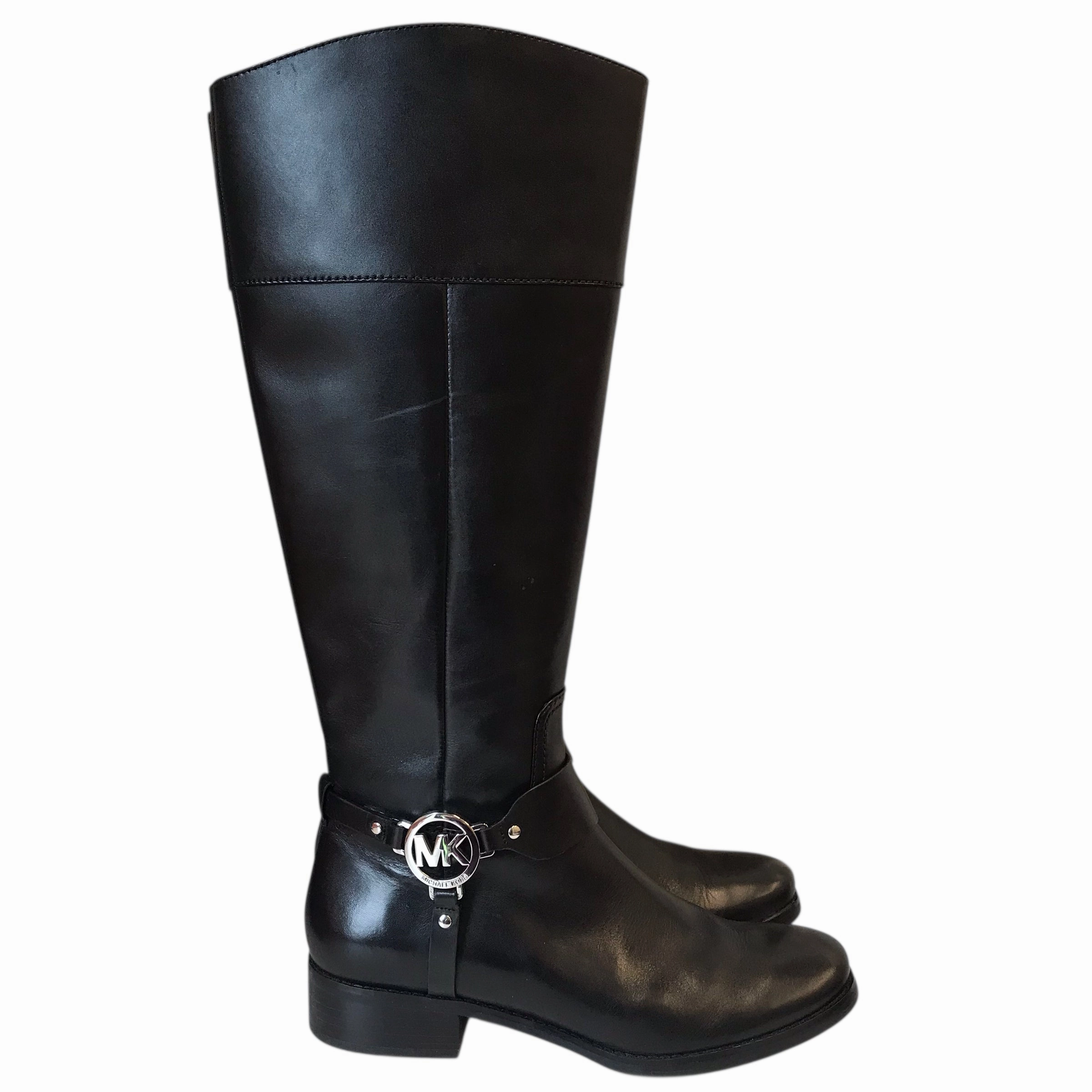 Boots Knee Flats By Michael By Michael Kors In Black, Size:9 Seamless Comfort Nature Lover Easy On Design