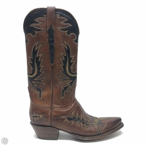 Boots Western By Lucchese In Brown, Size: 8.5 Anti Bacterial