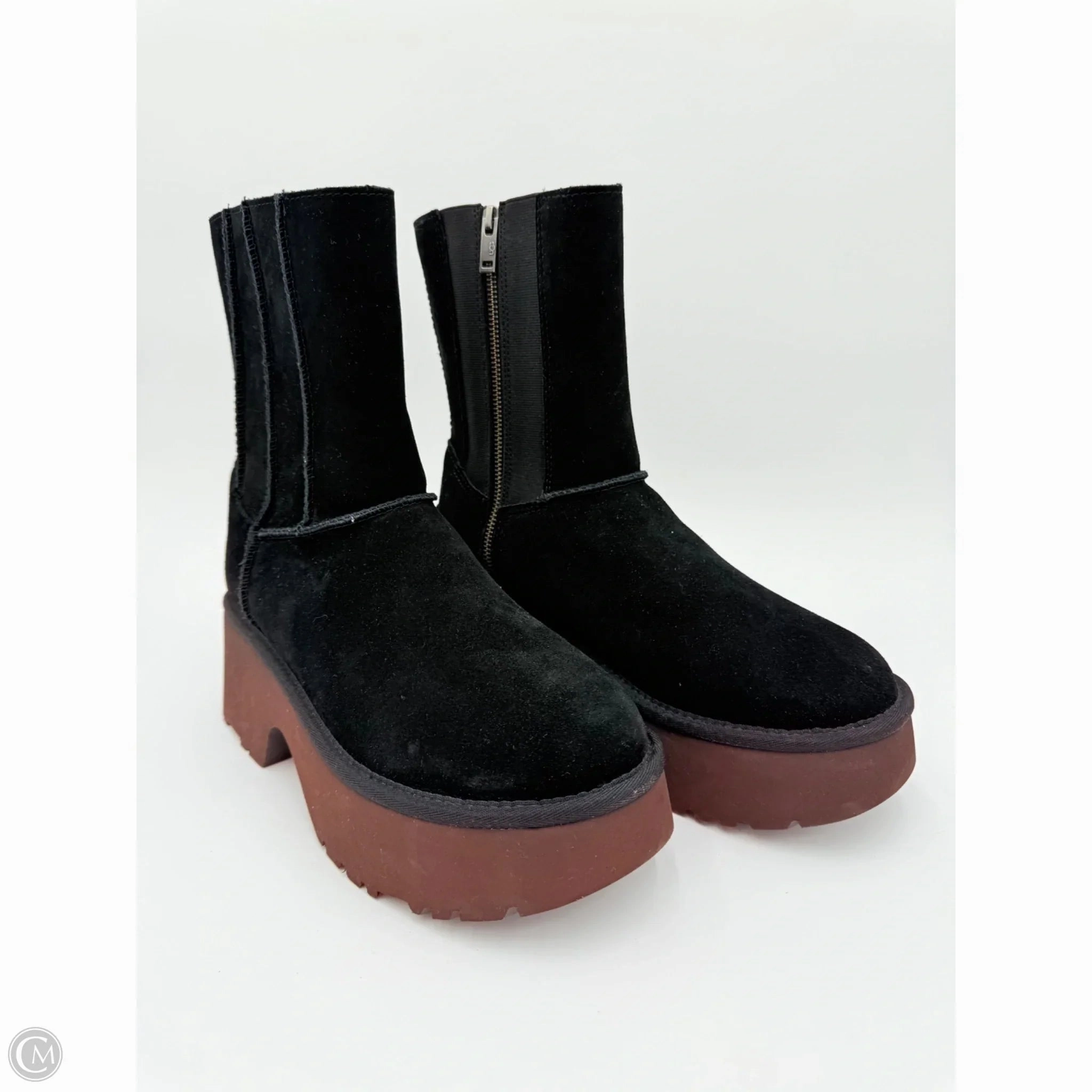 Boots Designer By Ugg In Black, Size: 10 Arch Support Daily Walk Pastel tone