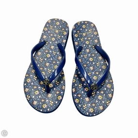 River Cross Sandals Designer By Tory Burch In Floral Print, Size: 5