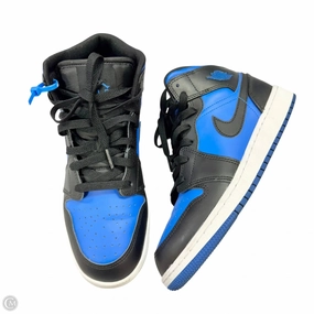 Arch Support Urban Walkers Shoes Luxury Designer By Jordan In Black & Blue, Size: 8.5