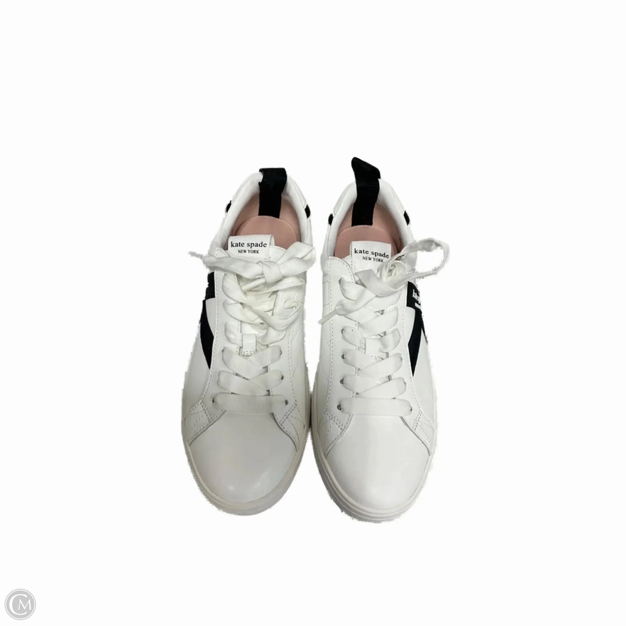 Shoes Designer By Kate Spade In Black & White, Size: 8.5 Cliff Edge