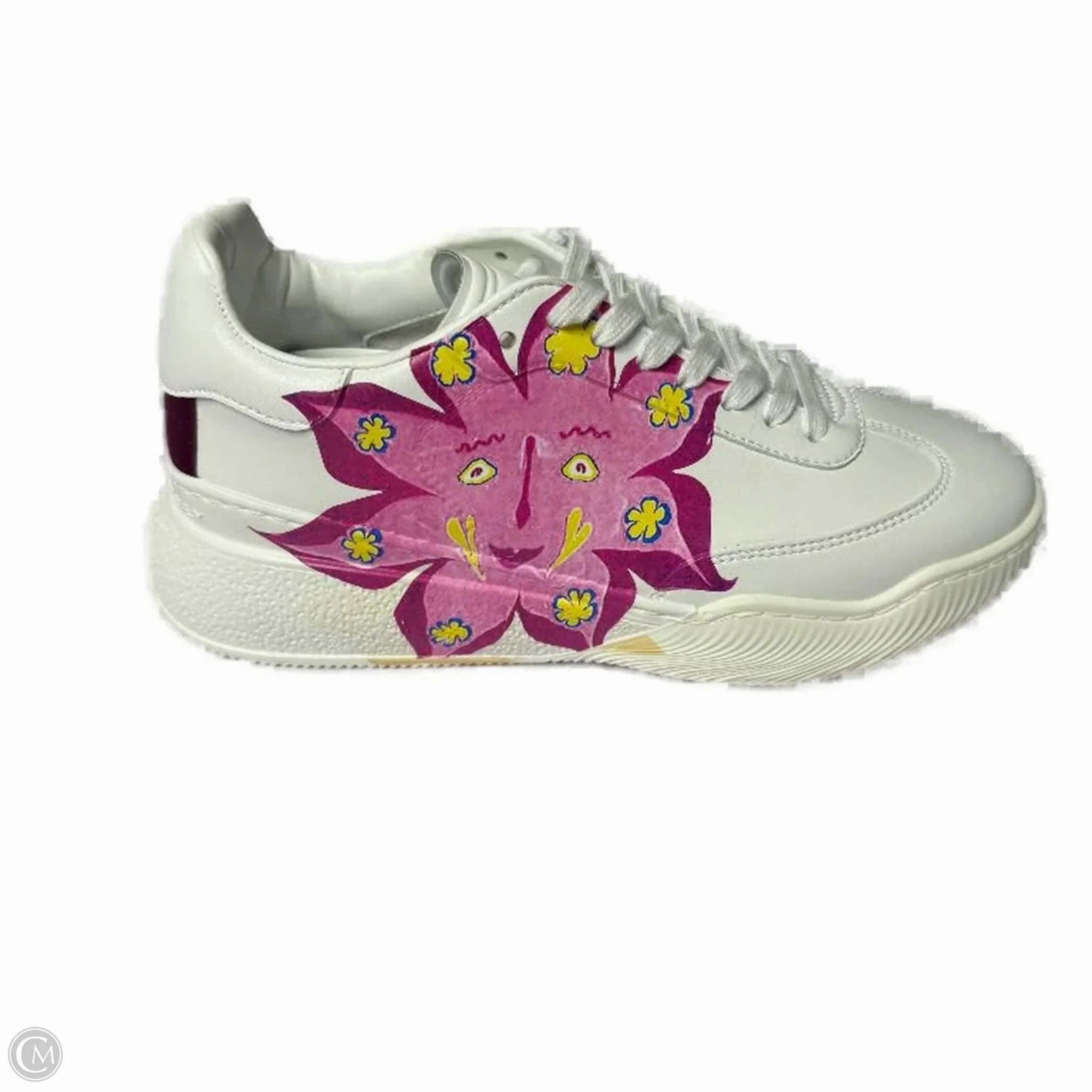 Shoes Luxury Designer By Stella Mccartney In Pink & White, Size: 10 Ventilated Design Fashionable