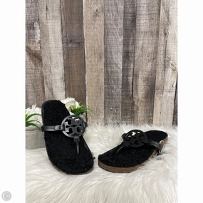 Clean Step Eco Friendly Backpacking Trip Sandals Designer By Tory Burch In Black, Size: 10